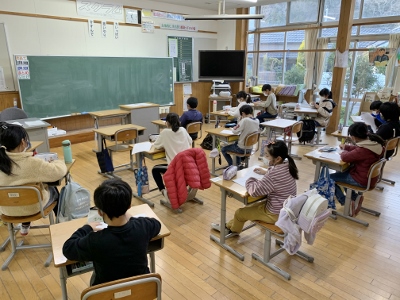 4年生の教室の様子