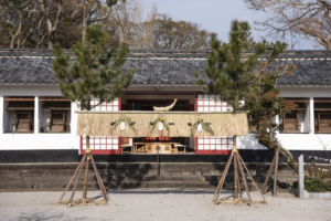 大帯八幡社の正月