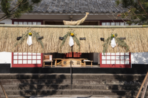 大帯八幡社の正月